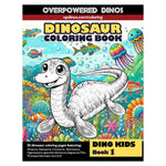 Dino Kids Coloring Pages: Book 1